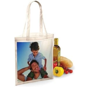 Bolsa asas natural personalizada con fotos 2 caras